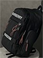 BURBERRY рюкзак текстиль черный белая надпись Kingdom РК-2350
