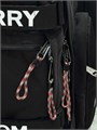BURBERRY рюкзак текстиль черный белая надпись Kingdom РК-2350