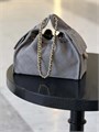 CHANEL сумка Hobo 26 см замша серая золото СК-00292