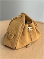 CHANEL сумка Hobo 22 см замша песочная золото СК-01248