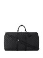 LV дорожная сумка Keepall 55 см серая шашка ДС-0303