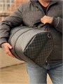 LV дорожная сумка Keepall 55 см серая шашка ДС-0303