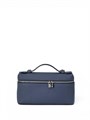 LORO PIANA сумка маленькая того синяя серебро СК-01635