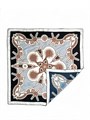 HERMES платок 90x90 см шелк белый ПЛ-01388