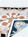 HERMES платок 90x90 см шелк белый ПЛ-01388