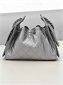 CHANEL сумка Hobo 22 см кожа икра серебристая серебро СК-01572