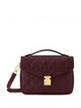 LV сумка Pochette Metis кожа монограмма бордовая СК-00302