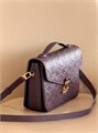 LV сумка Pochette Metis кожа монограмма бордовая СК-00302