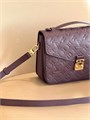 LV сумка Pochette Metis кожа монограмма бордовая СК-00302