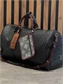 LV дорожная сумка Keepall 50 см серая монограмма цветные ручки ДС-1308