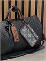 LV дорожная сумка Keepall 50 см серая монограмма цветные ручки ДС-1308