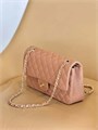CHANEL сумка 2.55 кожа икра в клетку 25 см бежевая золото СК-01357