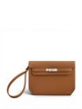 HERMES борсетка замок Kelly зернистая кожа того цвет голд БР-2580