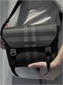 BURBERRY мессенджер серая клетка МС-00163