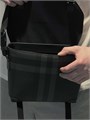 BURBERRY мессенджер серая клетка МС-00163
