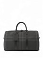 BURBERRY дорожная сумка серая канва в клетку ДС-2630