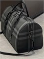 BURBERRY дорожная сумка серая канва в клетку ДС-2630