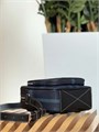 BURBERRY мессенджер Paddy синий канва в клетку с наружным карманом на молнии с металлической надписью МС-1971