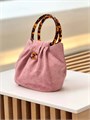 CHANEL Сумка замша роговые ручки розовая СК-01364