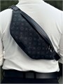 LV поясная сумка Discovery серая монограмма большая кожа сверху СЛ-0950