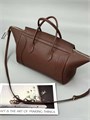 CELINE сумка кожа коричневая большая СК-01236
