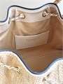 CHANEL сумка Hobo 26 см рафия золото СК-01574