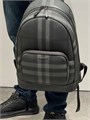 BURBERRY рюкзак Rocco серый канва с длинной молнией РК-2583