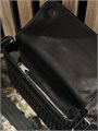 BV мессенджер мелкое плетение черная кожа теленка с клапаном МС-1600