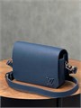 LV мессенджер бумажник Fastline Wearable синяя лазурная кожа того МС-1121