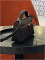 LORO PIANA сумка средняя кожа эпи черная золото СК-00701