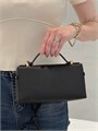 LORO PIANA сумка средняя кожа эпи черная золото СК-00701