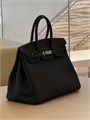 HERMES сумка Birkin 35 см того черная серебро СК-00828