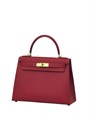 HERMES сумка Kelly 28 см кожа эпсом красная золото СК-01144