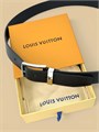 LV ремень брючный кожа Того черный РМ-0944