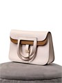 HERMES сумка Halzan 25 см розовая кожа того золото СК-00407