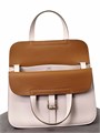 HERMES сумка Halzan 25 см розовая кожа того золото СК-00407