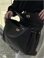 BALENCIAGA сумка Rodeo Medium кожа гладкая черная серебро СК-00723
