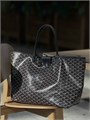 GOYARD Сумка-тоут Saint Louis PM из канвы синяя 40см СК-01095