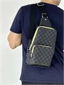 LV слинг Avenue серая шашка желтая отделка СЛ-1613