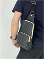 LV слинг Avenue серая шашка желтая отделка СЛ-1613
