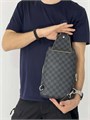 LV слинг Avenue серая шашка желтая отделка СЛ-1613