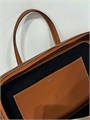 HERMES портфель кожа без плечевого ремня с глубокой молнией классический зернистая кожа горчичного цвета ПР-1161