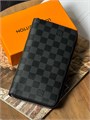 LV кошелек Zippy большой серая шашка КЛ-0305