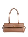 CHANEL сумка Shopping кожа того маленькая коричневая золото СК-01576