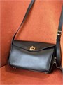 BALENCIAGA сумка Le 7 средняя гладкая кожа черная золото СК-01514