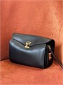 BALENCIAGA сумка Le 7 средняя гладкая кожа черная золото СК-01514