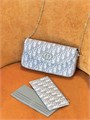 DIOR сумка 3 в 1 текстиль серая СК-01467