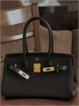 Hermes сумка Shoulder 29 см черная золото СК-00845