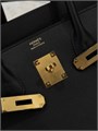 Hermes сумка Shoulder 29 см черная золото СК-00845