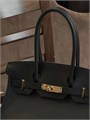Hermes сумка Shoulder 29 см черная золото СК-00845